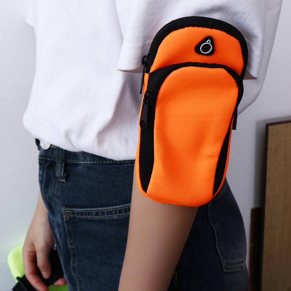 Arm Bag Adjustable Phone Arm Band Outdoor Sports Bag Running Wallet Wrist Bag Fitness Bag Arm Bag