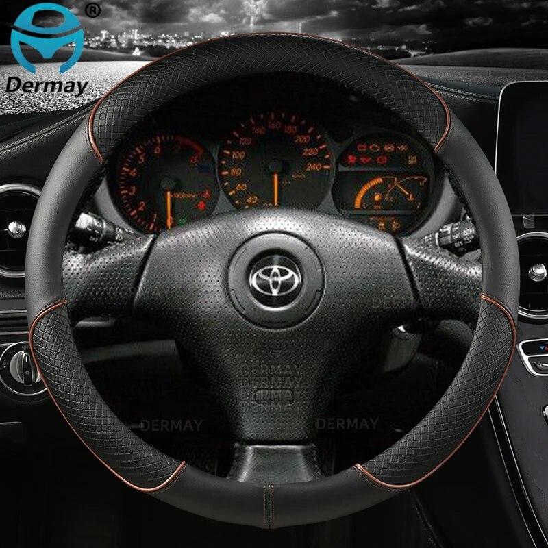 for Toyota Celica Car Steering Wheel Cover Non-slip PU Leather Auto Accessories Fast Shipping