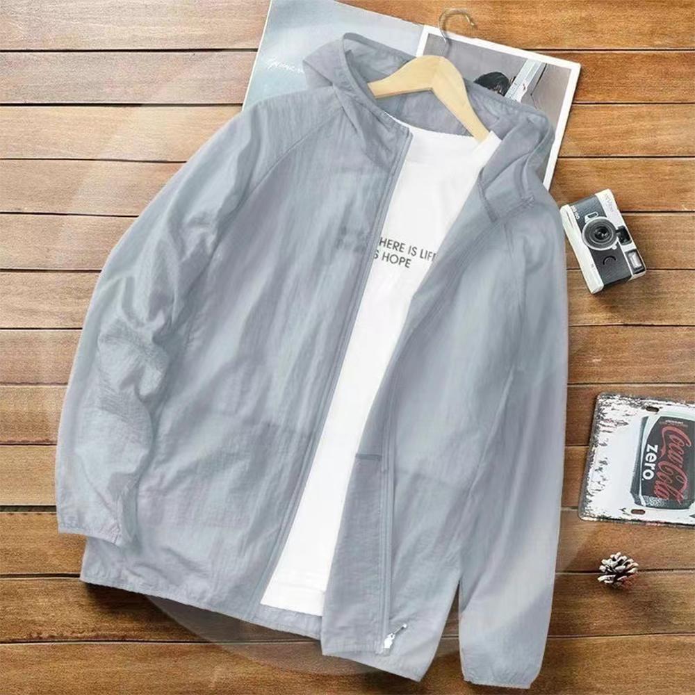 Camping Regenjacke Herren Damen Wasserdicht Sonnenschutz Kleidung Angeln Jagd Kleidung Schnelltrocknend Skin Windbreaker mit Tasche
