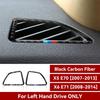 2PCS Car Air Vent Cover Sticker Carbon Fiber Trim Decal Fits for BMW X5 E70 X6 E71 2007 2008 2009 2010 2011 2012 2013 2014 Accessories