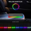 New atmosphere lamp car ultra-thin wireless charger 15W Car Fast Charging Pad