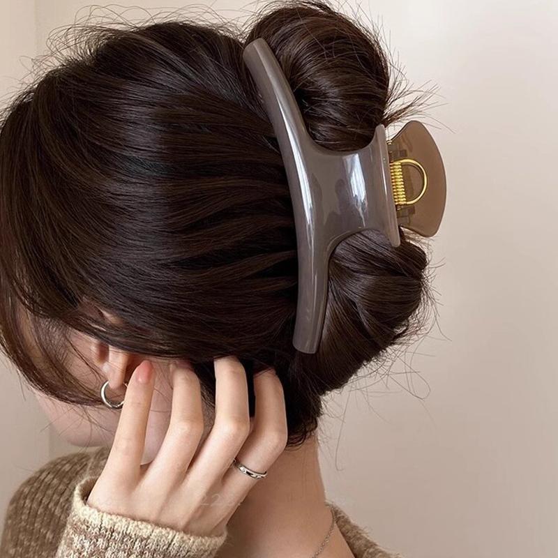 Elegante Pinza per Capelli Grande Solida da 5,91 pollici per Donne Ornamento per Capelli Lunga per Capelli Spessi Clip per Capelli Fascia per Capelli Accessori per Capelli