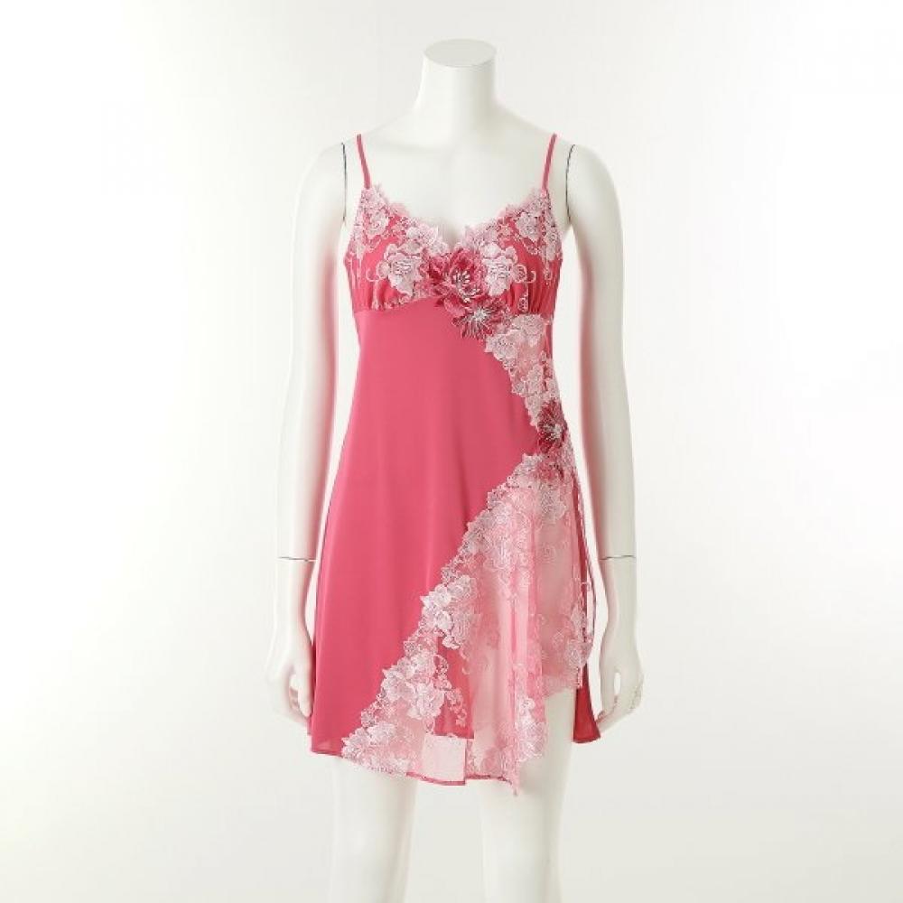 

Wacoal Full Slip With Colorful Design And Lace Dfs0467 Pink/95