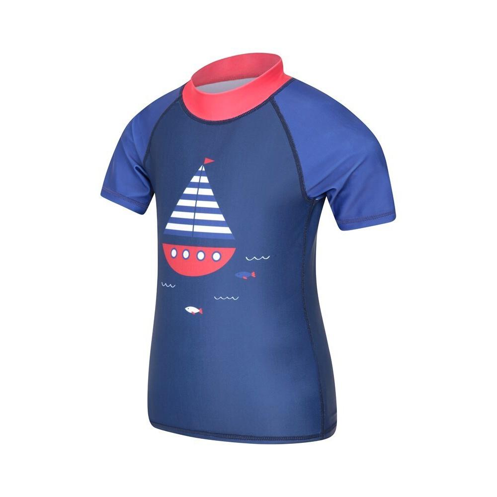 Mountain Warehouse Childrens/Kids Short-Sleeved Rash Guard
