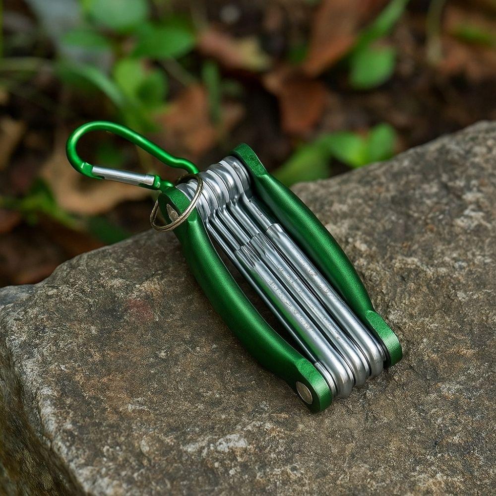 Metric Allen Key Folding Tool Collapsible Design Portable Tool Hexagonal Wrench Set  E-Scooter
