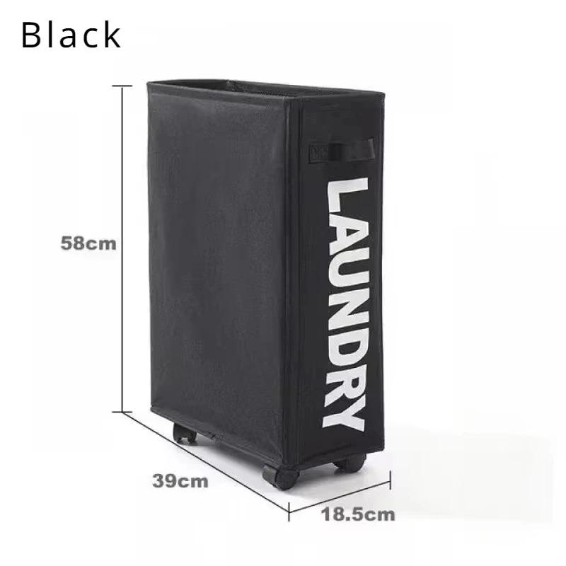 Foldable Dirty Clothes Basket Bathroom Waterproof Storage Boxes Handheld Classification Baskets Durable Clothing Organizer Bin