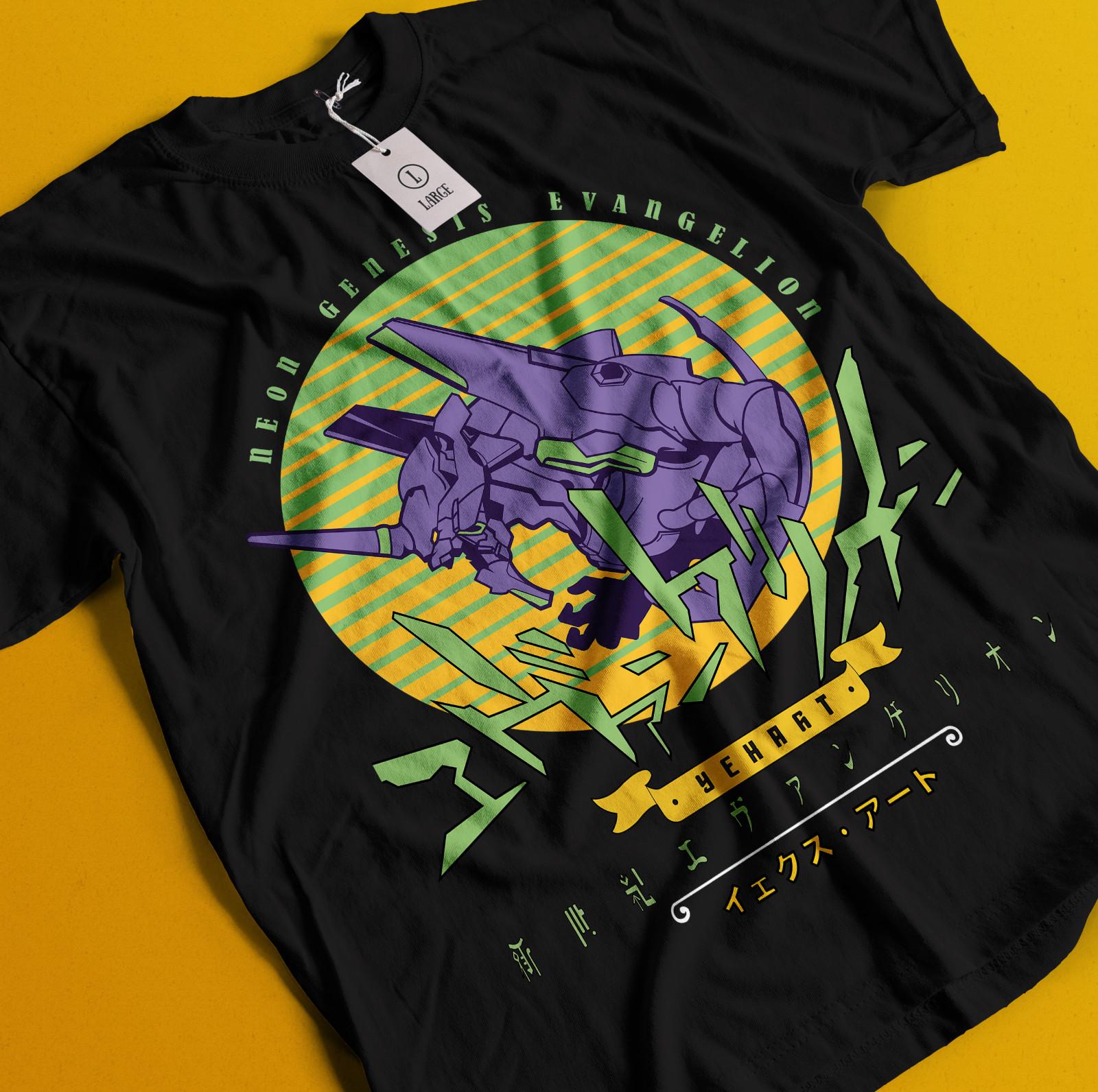 Футболка Neon Genesis Evangelion Мужская Женская Футболки Топ Рубашка Ева Футболка Асука Футболка Аянами Футболка Мари Мисато 4XL