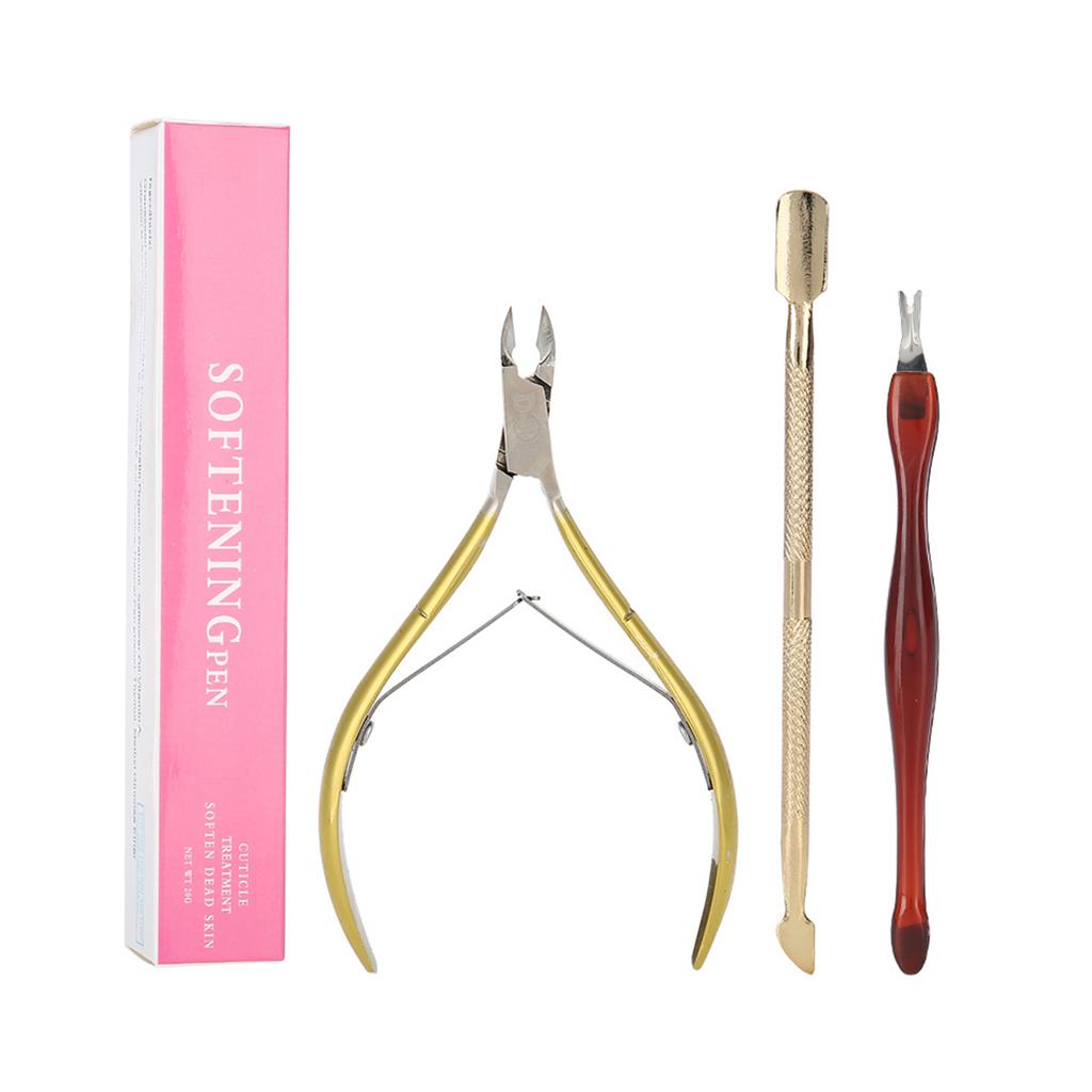4Pcs/set Nail Care Tools Nail Cuticle Clipper Dead Skin Removal Cutter Manicure Kit