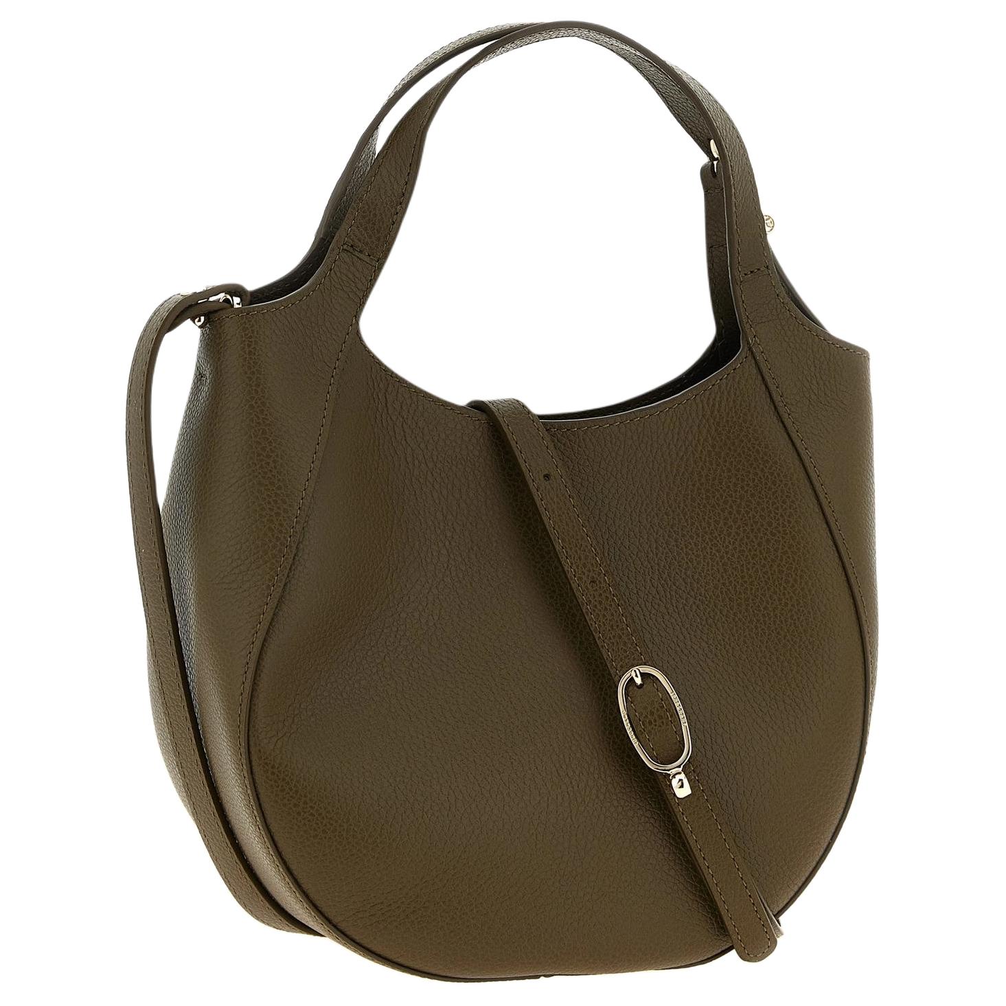 

Longchamp Le Foulonné Embossed Logo Leather Shoulder Tote Bag Women Bags Green 10328021M17 Basic Set (Bag+Dust Bag)