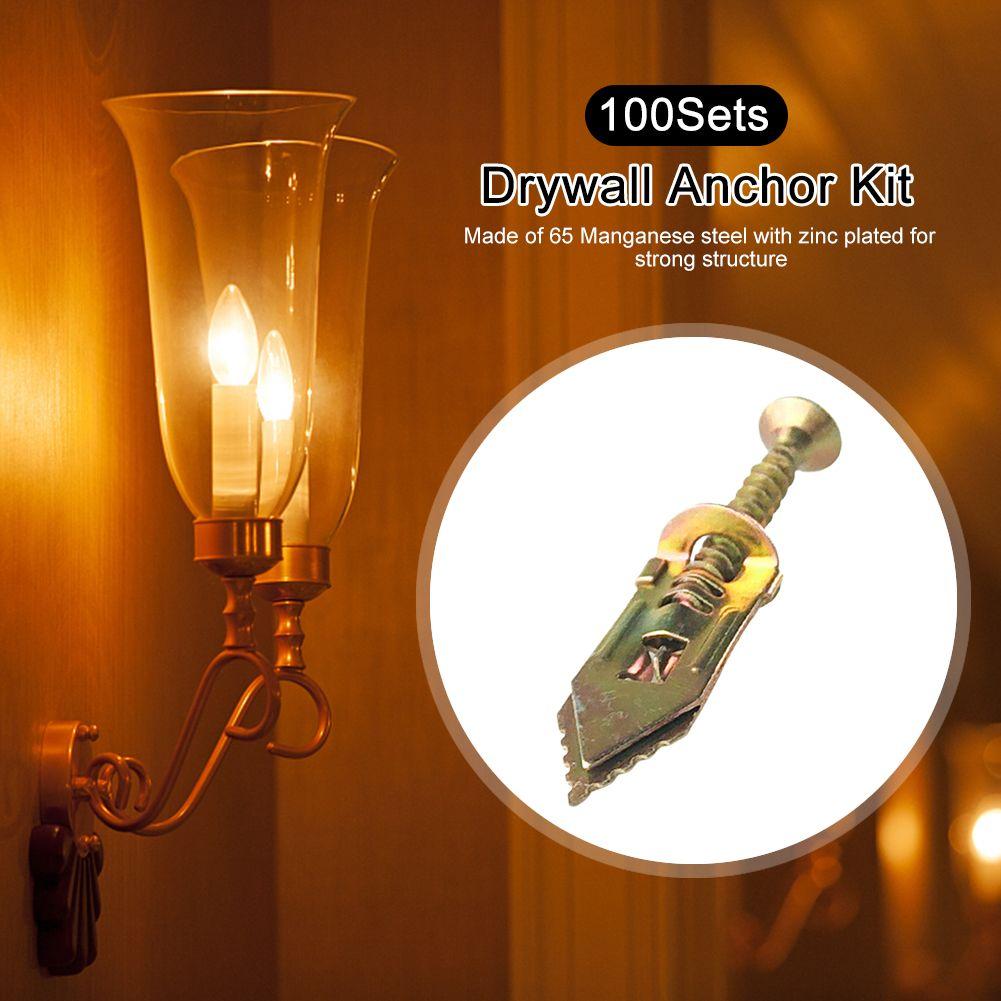 Nail-in type Metal Home Improvement Fix Screws Expansion Tube Board Fix Kits Wall  Fixing Plug