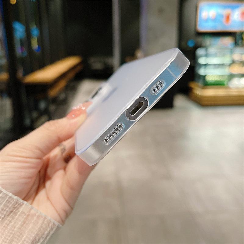 Luxury New Micropermeable Frosted Case Suitable for iPhone 14 13 12 Pro Max All-inclusive Anti-fall Cases