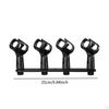 Bar Holder Mic Mount Compact Sturdy Heavy Duty Stereo Array Spacing
