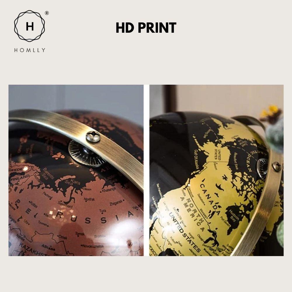 Homlly Modern World Globe for Education Teaching Display