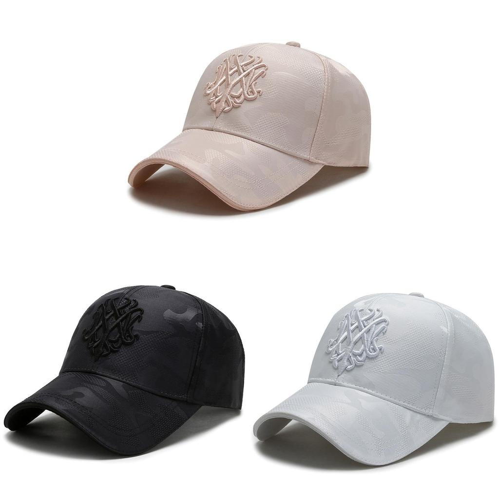Polyester Embroidered Camouflage Baseball Cap With Sun Protection For Women And Men