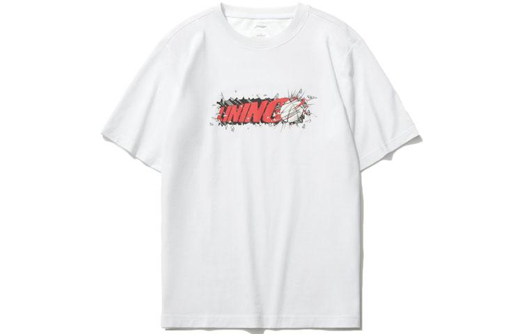 Li Ning Sports Fashion Collection T Shirt Men s White AHSR403-1 S