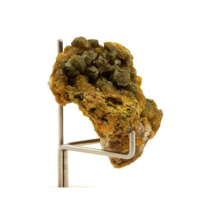 Pierres et Minéraux. Pyromorphite. 185.75 ct. Asprières, Aveyron, France.