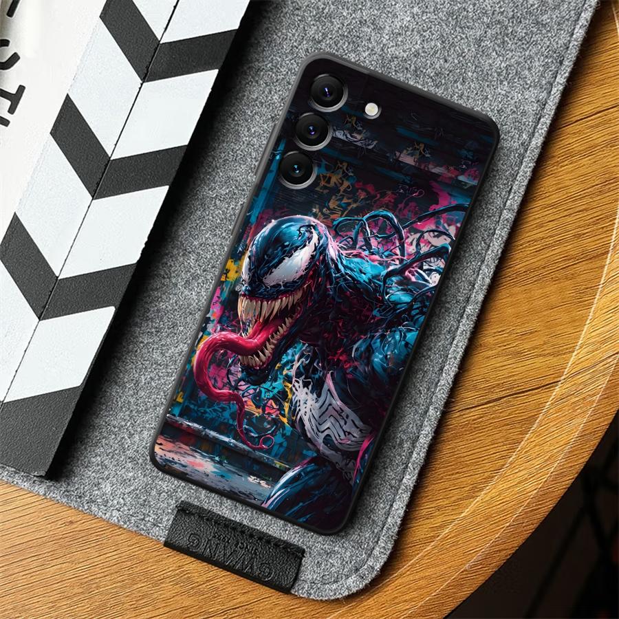Phone Cover Case for Samsung Galaxy A57 A23 A26 A55 A53 A35 A25 A32 A52 A36 A24 A73 A51 A37 A22 A71 A72 Marvel Cool Venom