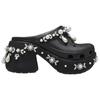 Crocs Zueco Siren Simone Rocha con Pinchos Negro Mujer 210646-001
