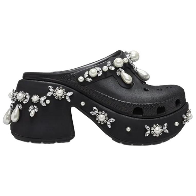 Crocs Zueco Siren Simone Rocha con Pinchos Negro Mujer 210646-001