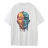 Loose T-shirt Cotton Off-shoulder Unisex Top Graphic T-shirt Breathable Printing Versatile Men's and Women's Short Sleeves