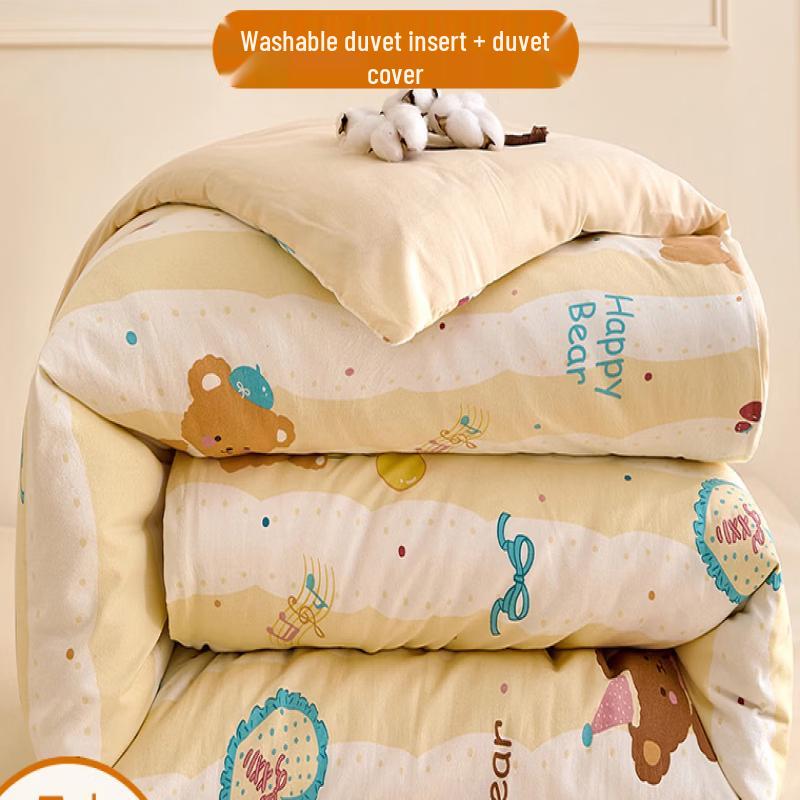 OLOEY Glücksbär Lyocell-Mischung Steppdecke