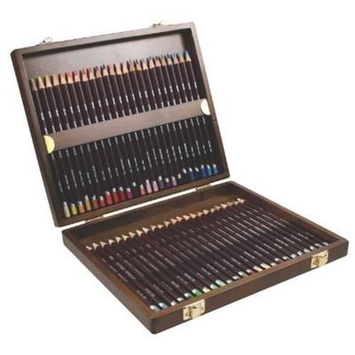 Pencils - Derwent - Coloursoft - Wooden Box of 48 - 4 Colors - Mixed