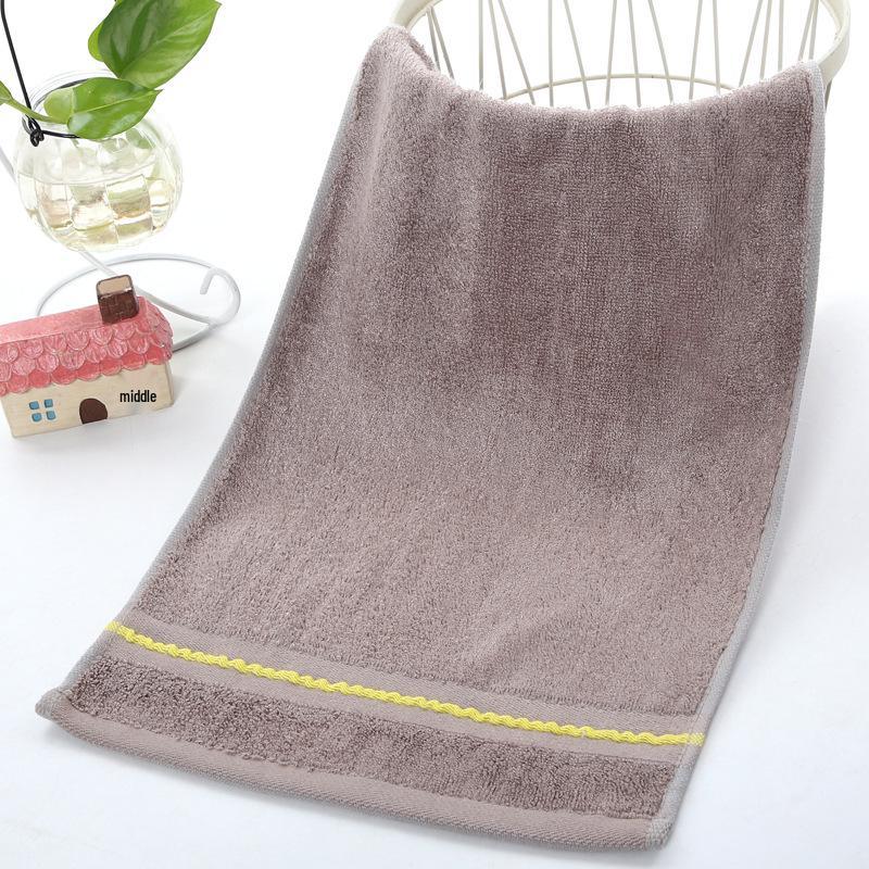 Plain Color Bamboo Fiber Face Towel 60x30 - Soft, Absorbent, Charcoal Bamboo 60*30