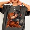 Baby Chimpanzee Shirt Comfort Colors® Cute Punch Monkey Lover Gift Nature Wildlife Best Friends Chimp Hug Plush Orangutan Ape Animal Kingdom