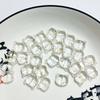 DW12 20 Stück Glas Kreativität Katzenkopf Perlen Niedlich Gerades Loch Lampwork Perle DIY Armbänder Halskette Ohrring DIY Zubehör