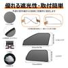 BLUESEATEC Toyota Rise A200 Series Magnetic Mesh Easy to Install and RAIZE Specially Designed for Insect Storage Bag For Front For Second Row 4 Pieces