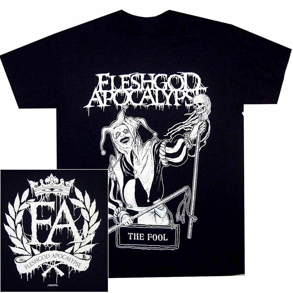 Fleshgod Apocalypse Band 2 Seiten Schwarzes T-Shirt Herren Damen T-Shirts Oberteil Unisex Alle Größen JJ5305