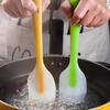 Slickepott i silikon Kräm Smör Matlagning Bakning Slickepott Värmebeständiga Redskap Skrapa Dekoratör Genomskinlig Kök Bakverktyg
