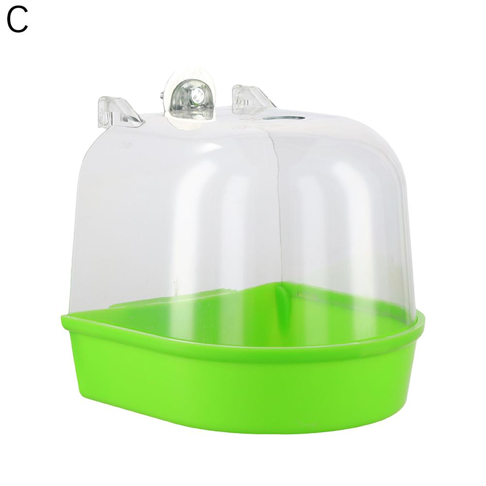 Hanging Bird Bath Is Waterproof Wear-resistant And Easy To Clean Cage-style External Bath For Birds Such As Parrots And Myn