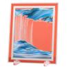 Immagine in movimento di arte della sabbia Soggiorno Ornamento 3d Pittura tridimensionale a clessidra Home Office