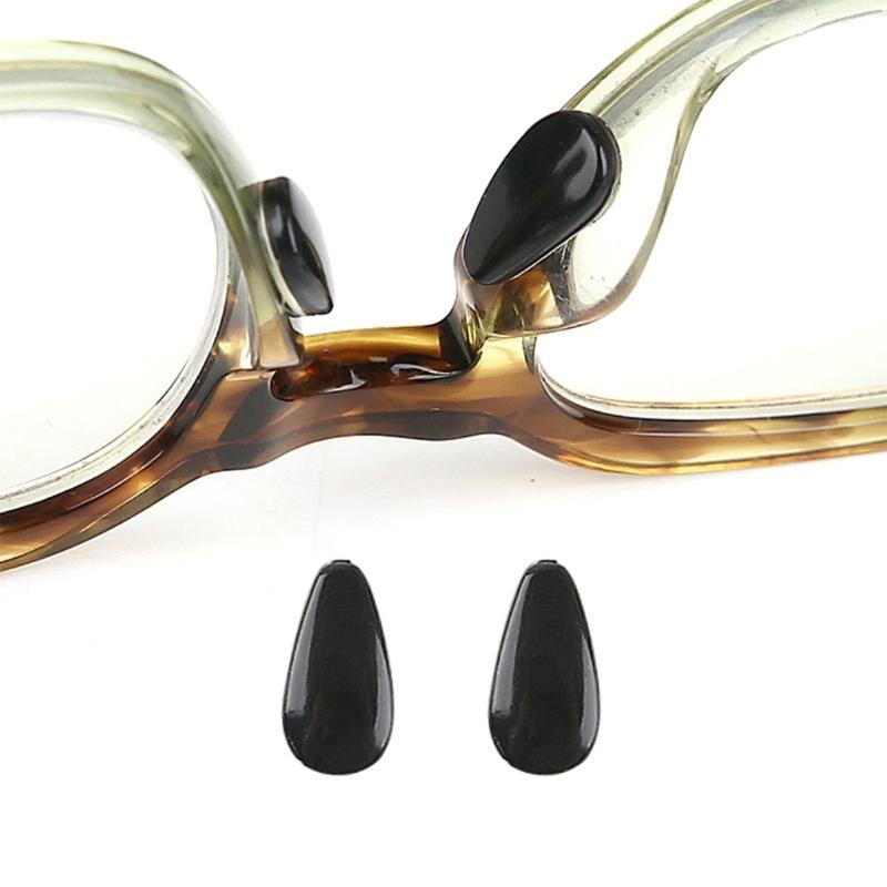 20pairs Adhesive Silicone Nose Pads with Air Cushion for Eyeglasses Nonslip Feature Universal Compatibility Comfort