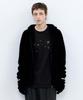 INSILENCE Cozy Soft Hooded Zip-Up Knit Black
