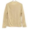 Salvatore Ferragamo Beige Wool Gancini Cool Neck Knit Tops M beigeUsed