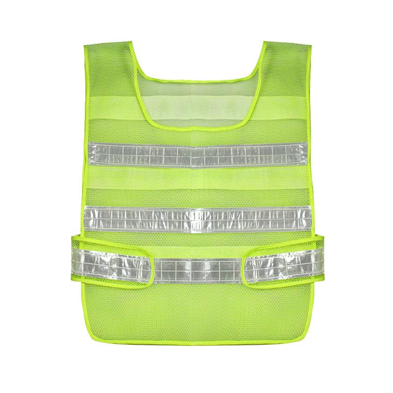 Multi-Pocket Reflective Vest for Sanitation & Construction with Printing