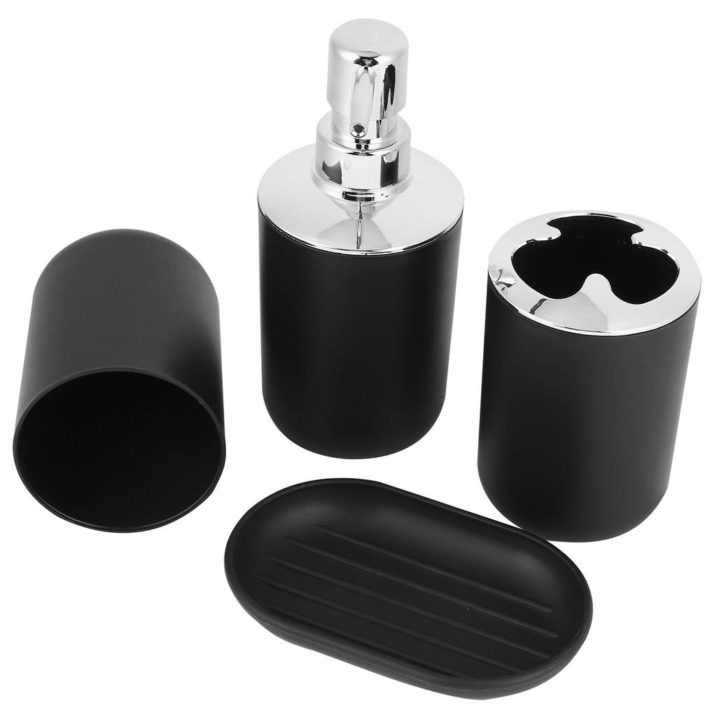 4 Buc/Set Seturi Accesorii Baie Săpunieră Dozator Pahar de Depozitare Pahar de Spălat Set de Baie