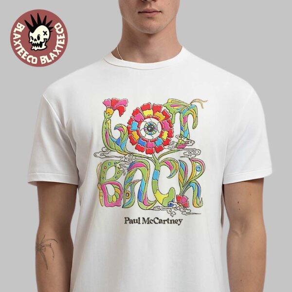 Paul McCartney Got Back 2025 Floral Tour Logo TShirt Unisex T-Shirt L