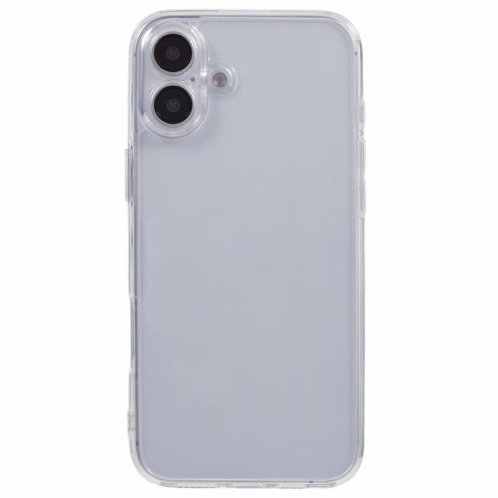 SHANWO For iPhone 16 Plus Clear Phone Case 1.5mm Shockproof TPU Mobile Back Cover