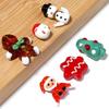 2pcs/lot Christmas Series Lampwork Beads Cute Snowman Glass Beads For Children Jewelry Making DIY Bracelets Necklace Accessories