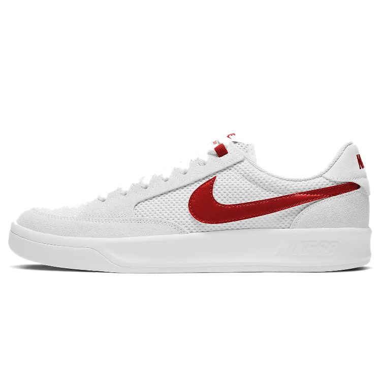 

Кроссовки унисекс Nike Adversary SB White University Red CJ0887-105 42.5