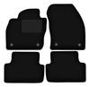 Černé sametové podlahové rohože pro: Volkswagen T-Cross crossover (2019-)