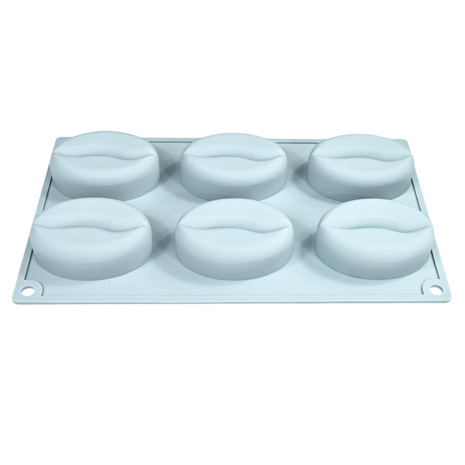 Nut-Shaped Chocolate Ice Mould 6 Cavity DIY Bakeware Molds Chocolate Dessert Mould for Candy Chocolate Cake Decoating