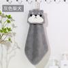 Wholesale Cartoon Cute Children'S Hand Towel For Kitchen And Bathroom, Absorbent Coral Fleece Towel, Hanging Hand Towel