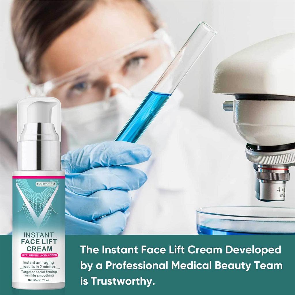 Crema reafirmante facial instantánea que suaviza las líneas finas Crema reafirmante facial 50 ml