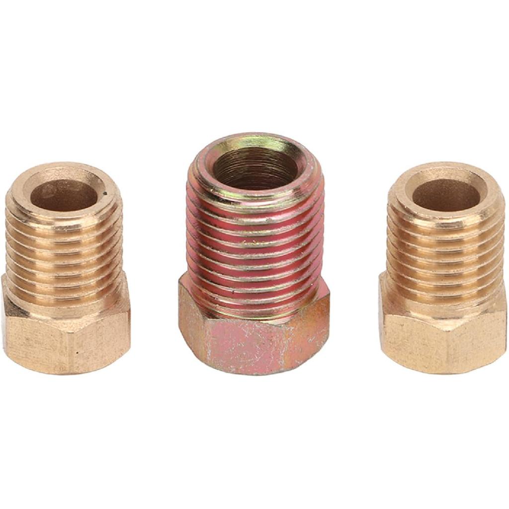 Hydraulic Brake Light Switch Kit Fit for 3/16 and /4 Inch Brake Lines ABS Metal Construction Replacement for Car Modifications and Enhanced Braking