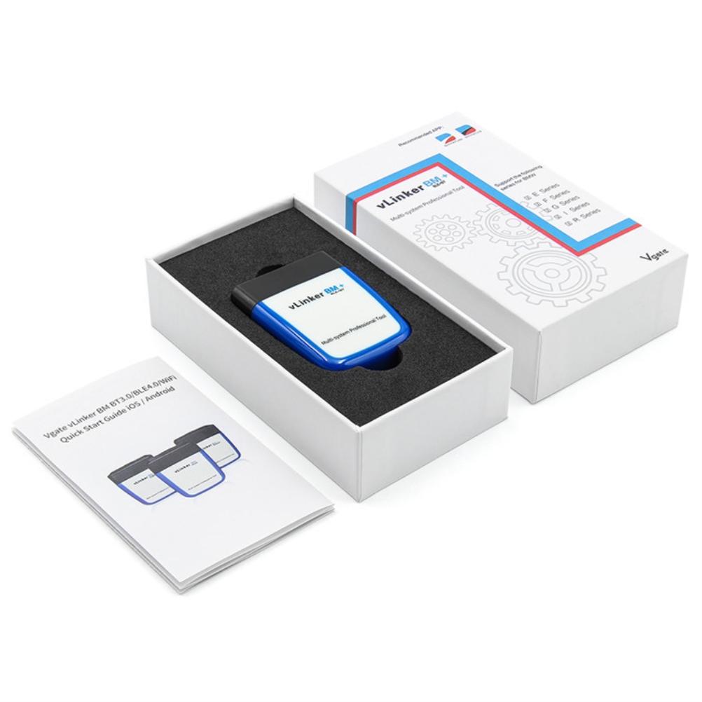Vgate Vlinker BM + OBD2 V2.2 Bluetooth Dual Mode 4.0 Diagnostic Automobile Fault Detector