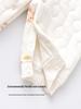 Quilted Baby Romper - Warm Air Cotton Winter Onesie for Newborns